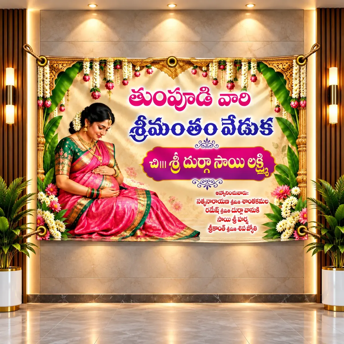 Seemantham Veduka Flex Banner