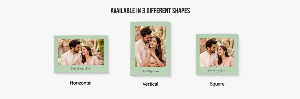 Photobook available in three shapes